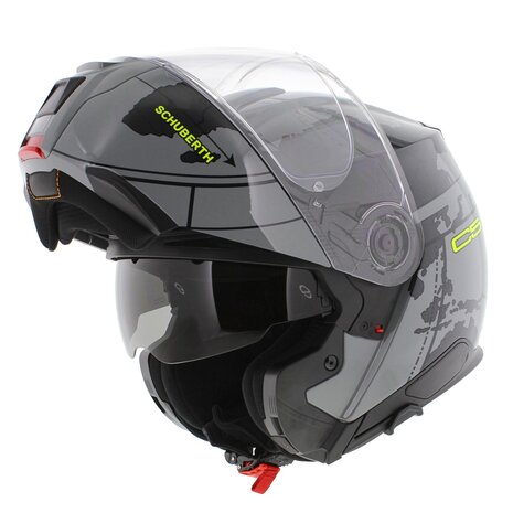 Schuberth C5 Systeemhelm Globe glans grijs zwart