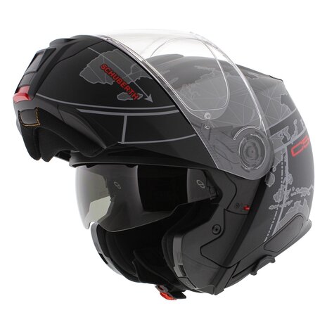 Schuberth C5 Systeemhelm Globe mat zwart grijs