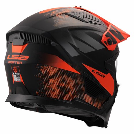 LS2 OF606 Drifter helm Gas grijs oranje