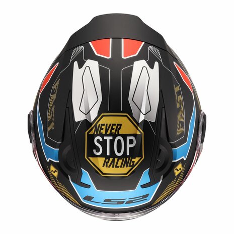 LS2 FF812 kinder integraal helm Zero mat grijs rood