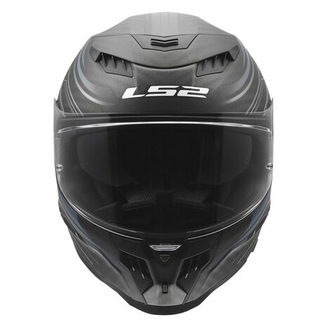 LS2 FF807 Dragon integraalhelm Subic mat blauw petrol carbon zwart