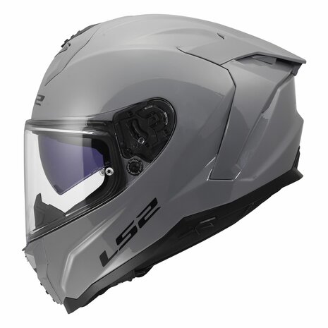 LS2 FF817 Challenger II helm solid glans nardo grijs