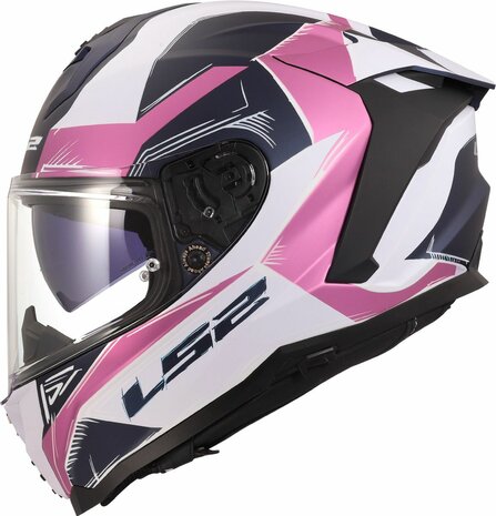 LS2 FF817 Challenger II helm Flaman mat lavander