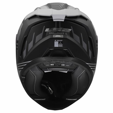 LS2 FF817 Challenger II helm Dravix mat zwart grijs