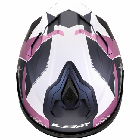 LS2 FF817 Challenger II helm Flaman mat lavander