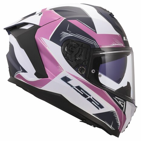 LS2 FF817 Challenger II helm Flaman mat lavander