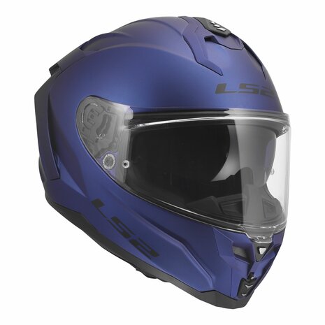 LS2 FF817 Challenger II helm solid mat navy blauw