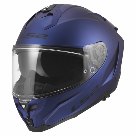 LS2 FF817 Challenger II helm solid mat navy blauw