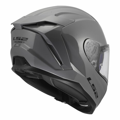 LS2 FF817 Challenger II helm solid glans nardo grijs