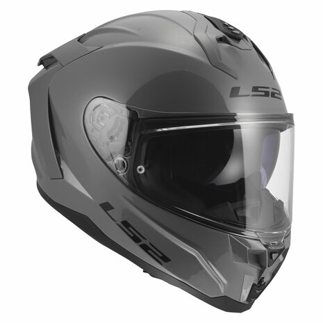 LS2 FF817 Challenger II helm solid glans nardo grijs