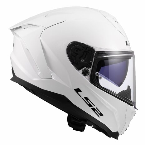 LS2 FF817 Challenger II helm solid glans wit