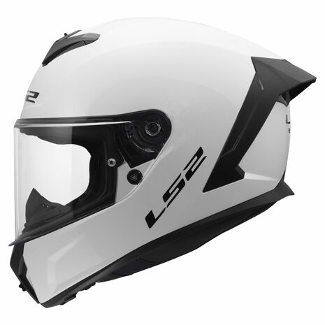 LS2 FF820 Rapid III helm Solid glans wit