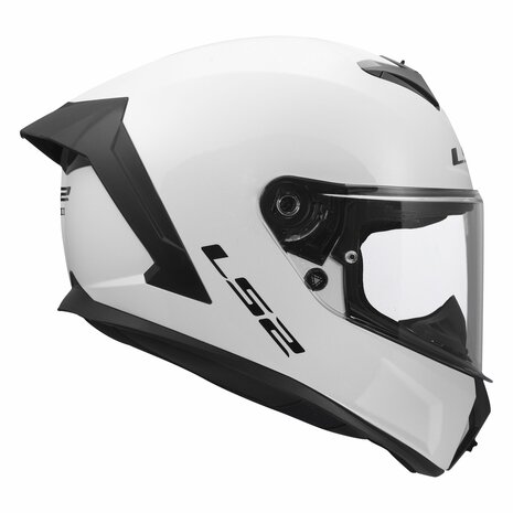 LS2 FF820 Rapid III helm Solid glans wit