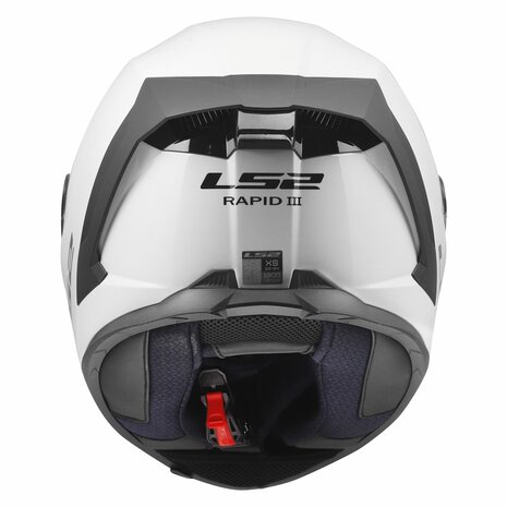 LS2 FF820 Rapid III helm Solid glans wit