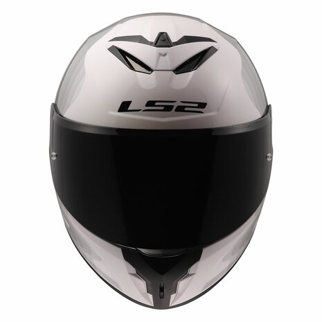 LS2 FF820 Rapid III helm Flow glans wit grijs