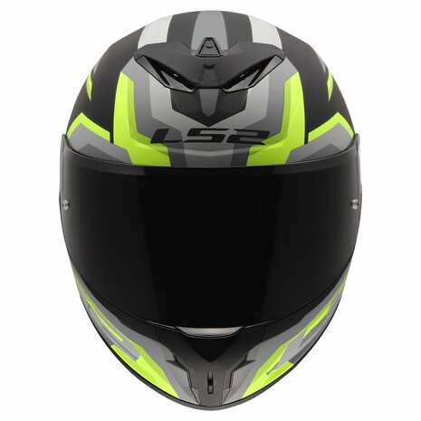 LS2 FF820 Rapid III helm Hyper mat zwart geel