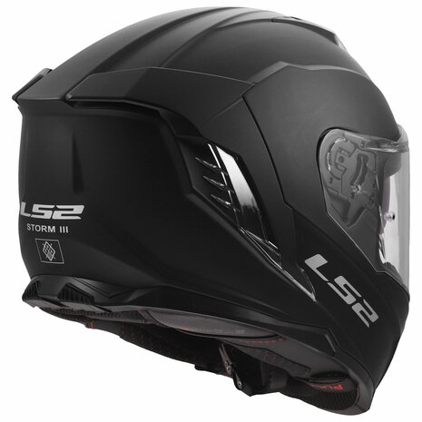LS2 FF818 Storm III helm solid mat zwart