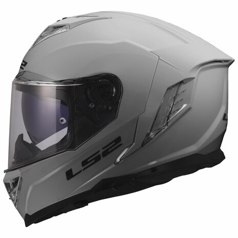 LS2 FF818 Storm III helm solid glans nardo grijs