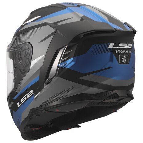 LS2 FF818 Storm III helm Komai mat zwart blauw