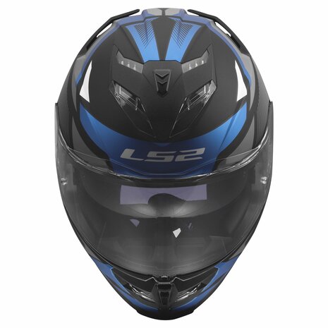 LS2 FF818 Storm III helm Komai mat zwart blauw