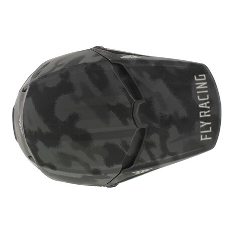 Fly Racing Kinetic kinder crosshelm S.E. Tactic mat Grijs Camo - Kinder M
