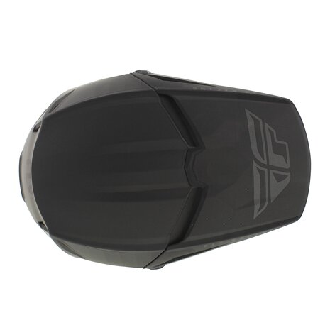 Fly Racing Kinetic kinder crosshelm Drift mat zwart grijs