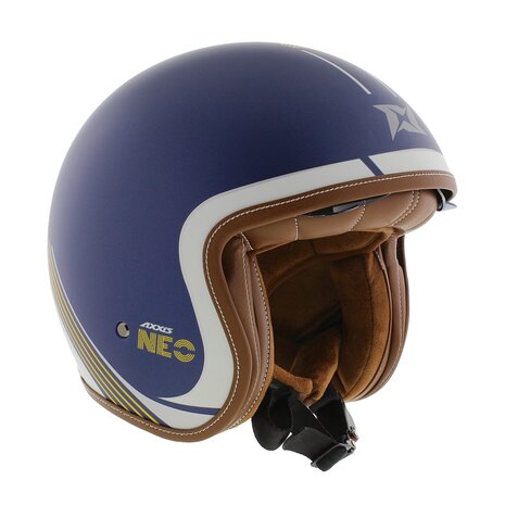 Axxis Jethelm Hornet S SV Neo mat blauw