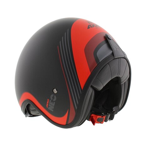Axxis Jethelm Hornet S SV Neo mat zwart rood