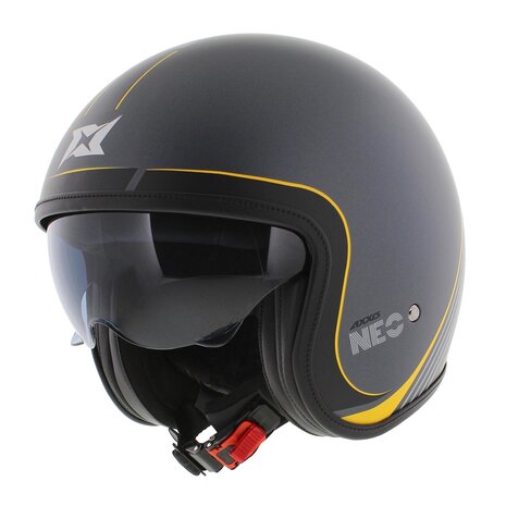 Axxis Jethelm Hornet S SV Neo mat grijs