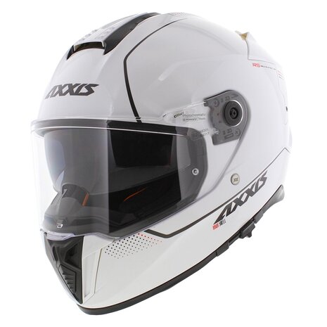 Axxis Hawk SV Integraal helm solid glans parel wit