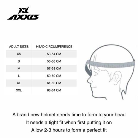 Axxis Hawk SV Integraal helm solid glans zwart