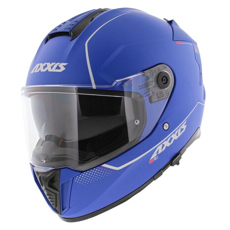 Axxis Hawk SV Integraal helm solid mat blauw