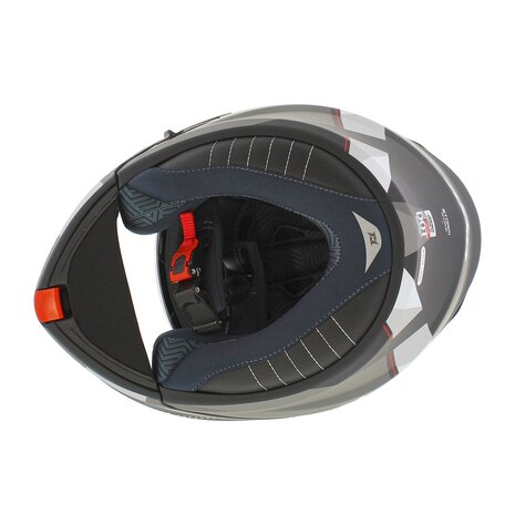 Axxis Storm S SV systeemhelm Diamond mat zwart grijs