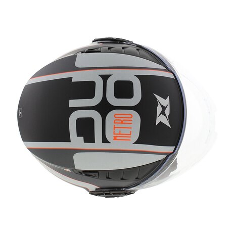 Axxis Metro S jethelm Duo mat grijs - Maat XXS - Kinder helm voor scooter, motor en bromfiets