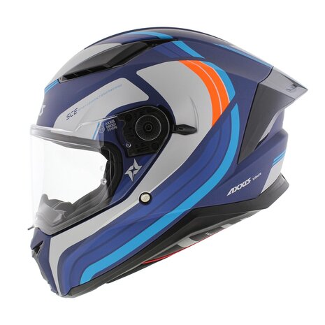 Axxis Panther SV integraalhelm Tribute C7 mat blauw