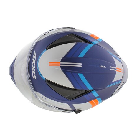 Axxis Panther SV integraalhelm Tribute C7 mat blauw