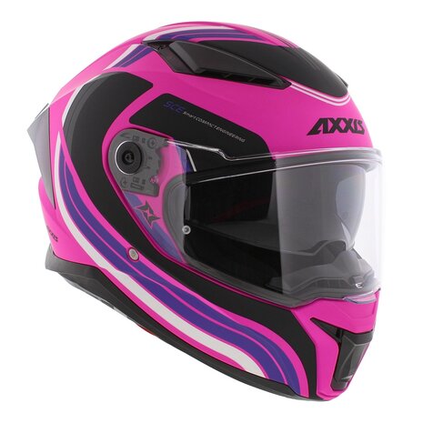 Axxis Panther SV integraalhelm Tribute mat roze
