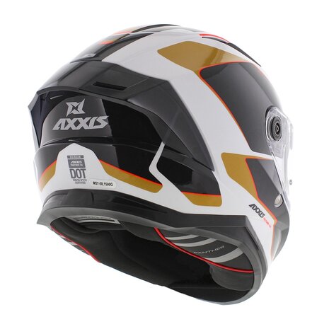 Axxis Panther SV integraalhelm Gale A9 glans goud wit zwart