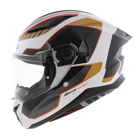 Axxis Panther SV integraalhelm Gale A9 glans goud wit zwart