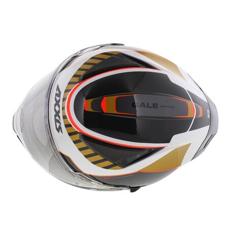 Axxis Panther SV integraalhelm Gale A9 glans goud wit zwart
