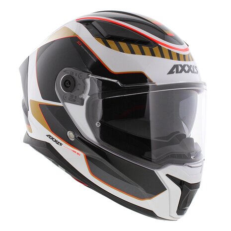 Axxis Panther SV integraalhelm Gale A9 glans goud wit zwart