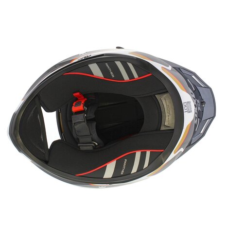 Axxis Panther SV integraalhelm Gale A9 glans goud wit zwart