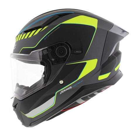 Axxis Panther SV integraalhelm Gale B3 fluor mat geel - Maat XS
