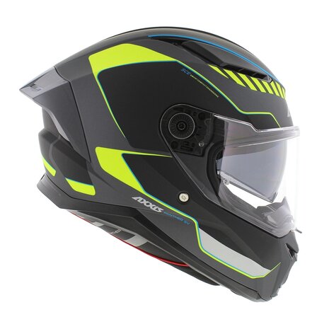 Axxis Panther SV integraalhelm Gale B3 fluor mat geel - Maat XS