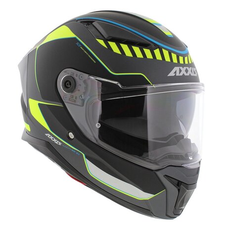 Axxis Panther SV integraalhelm Gale B3 fluor mat geel - Maat XS