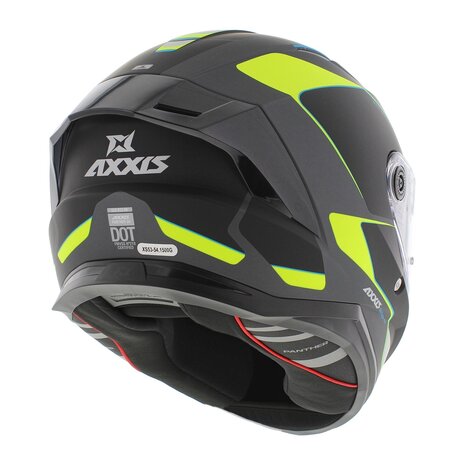 Axxis Panther SV integraalhelm Gale B3 fluor mat geel - Maat XS