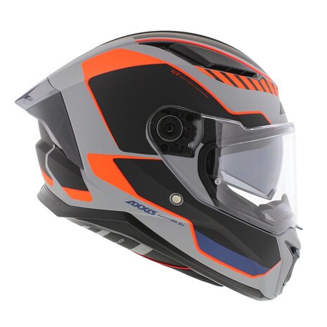 Axxis Panther SV integraalhelm Gale C4 mat fluor oranje zwart grijs