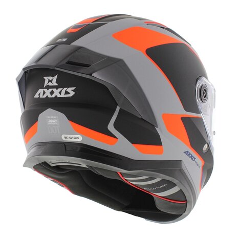 Axxis Panther SV integraalhelm Gale C4 mat fluor oranje zwart grijs