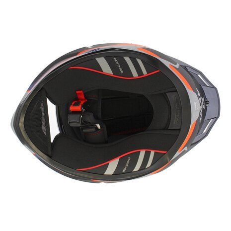 Axxis Panther SV integraalhelm Gale C4 mat fluor oranje zwart grijs