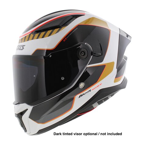 Axxis Panther SV integraalhelm Gale A9 glans goud wit zwart